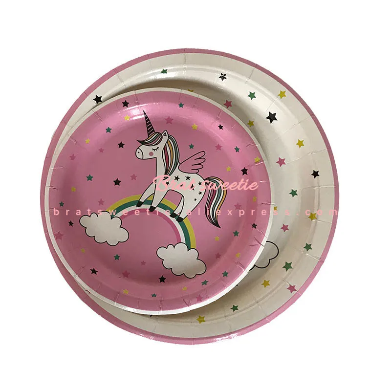 Единорог вечерние одноразовые тарелки чашка скатерть салфетки Радуга Unicornio посуда девушки счастливый плакат "с днем рождения" поставки сувениры