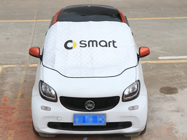 Для smart 450 451 453 fortwo forfour солнцезащитный песок контроль антифриз снег Крышка Тент лобовое стекло автомобильный чехол солнцезащитный козырек