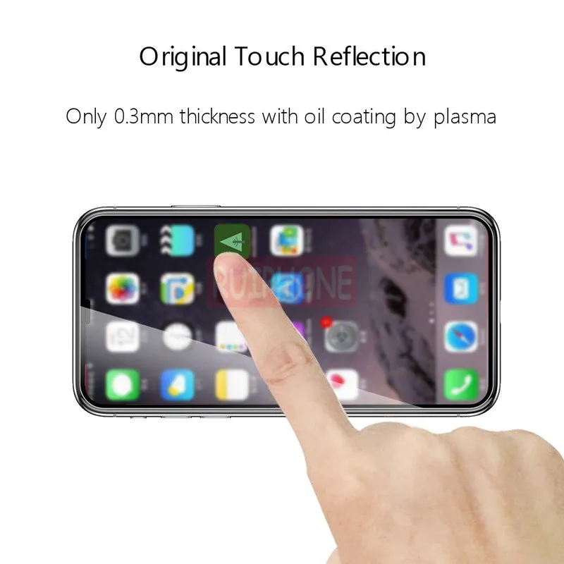 Защитное 3D стекло с полным покрытием экрана для iPhone X XR XS Max защитное закаленное 11