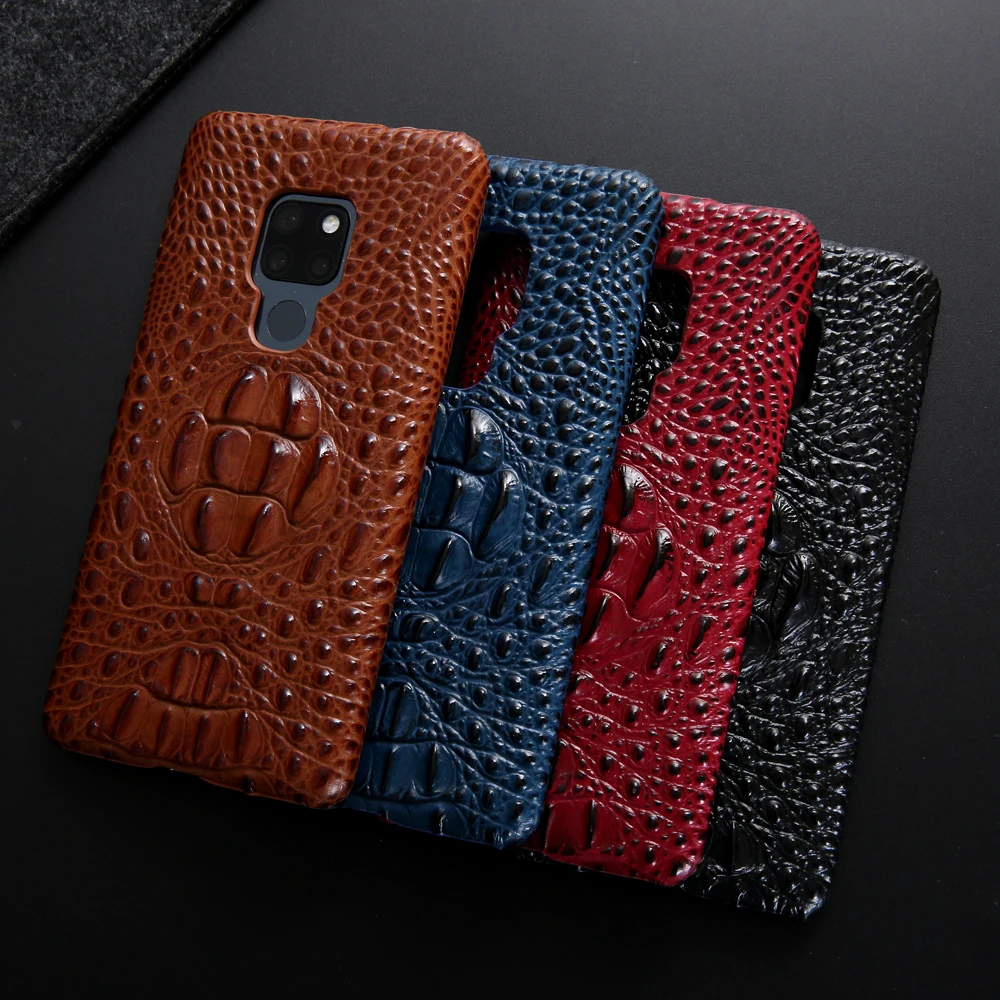 

Mate20 Luxury Genuine Leather Case for Huawei Mate 20 Case Crocodile Pattern Cowhide Fashion Cover for Huawei Mate 20 Case