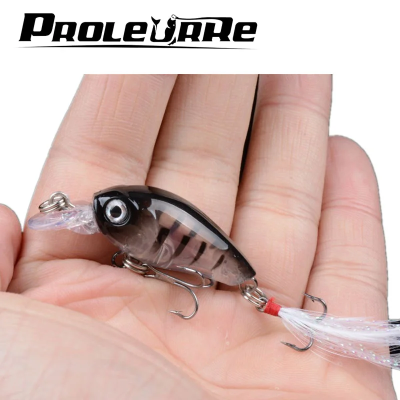 1 шт. рыболовные приманки 4 5 см г|lure bass|crazy fish lurefishing lure |