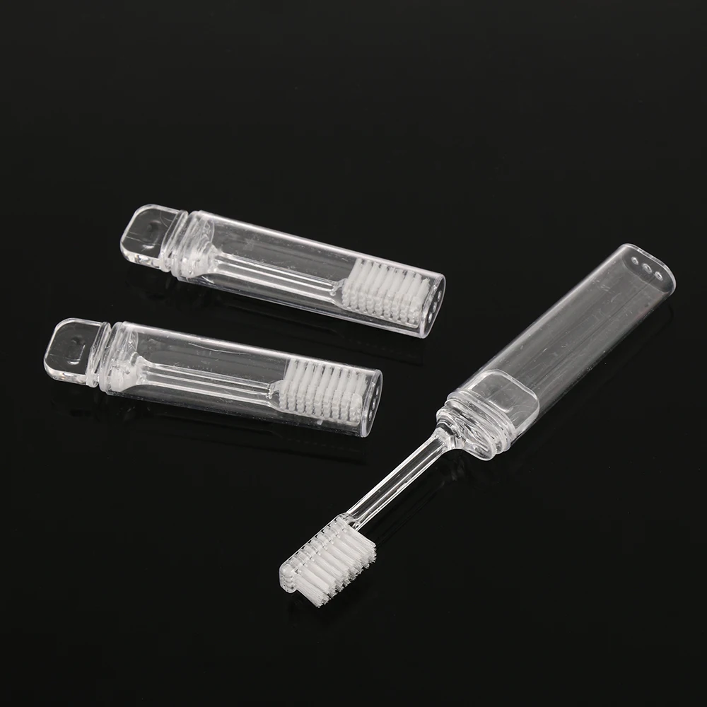 1 шт. Складная зубная щётка с древесным углем | Красота и здоровье