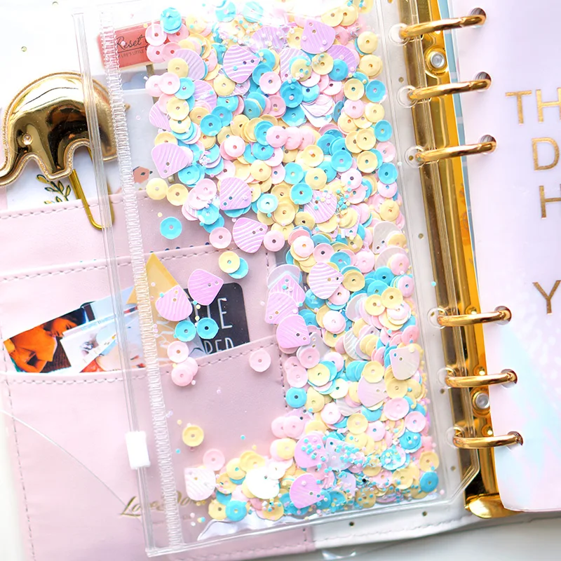 Lovedoki Творческий Тетрадь пожать карты сумка для хранения Filofax спираль dokibook A5 A6