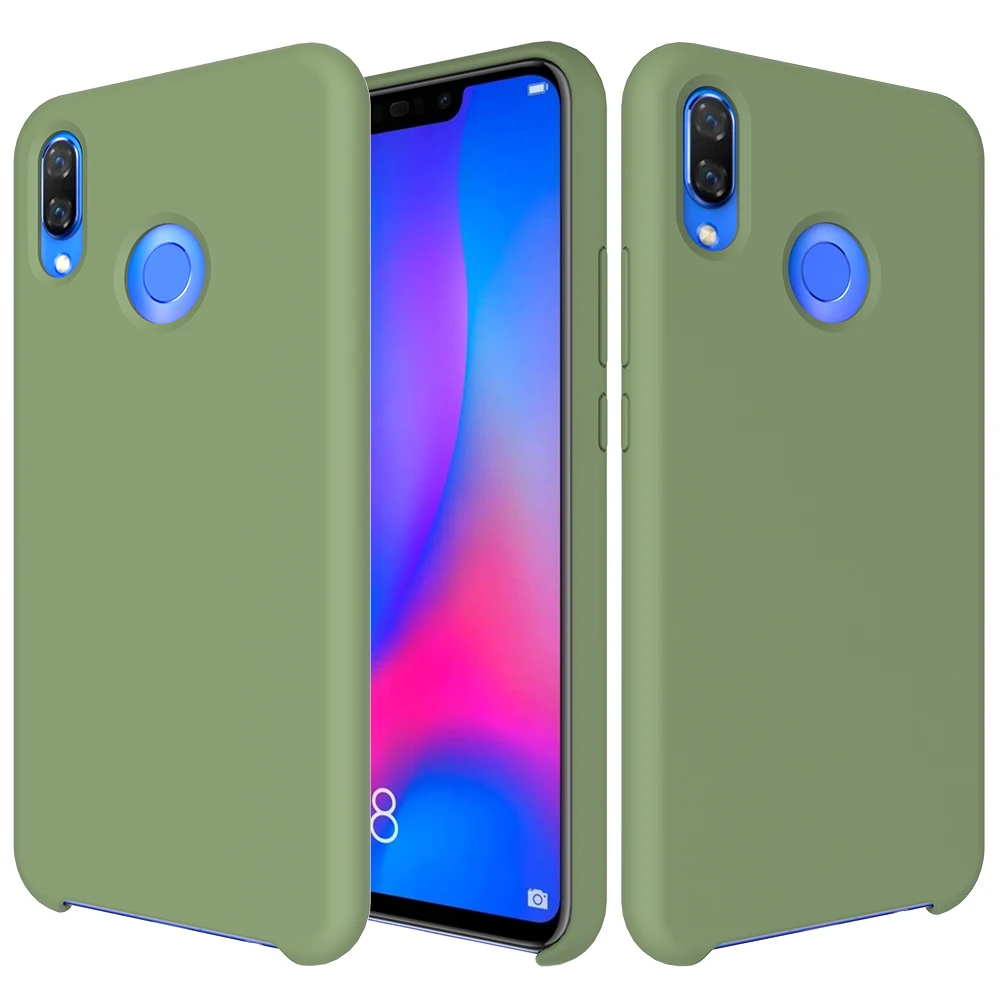 Huawei Nova 3i чехол huawei P Smart Plus чехол P SMART Honor 10 Lite V20 8X 8c Мягкий Жидкий Силиконовый противоударный чехол для телефона