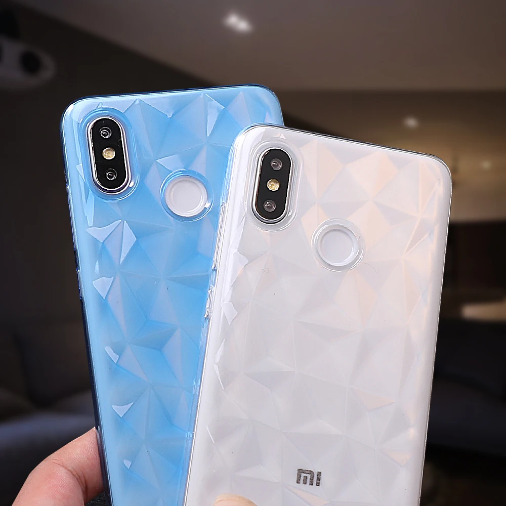 Чехол для телефона Xiao mi POCOPHONE F1 8 SE A1 A2 Lite Red 4X 4A 5 6 Pro Note 3D Алмазная текстура мягкий