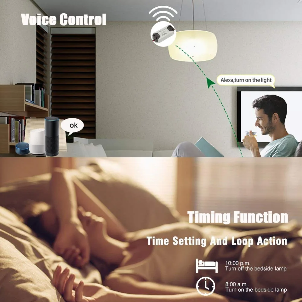 Универсальный умный выключатель света DIY WiFi таймер выключателя беспроводной