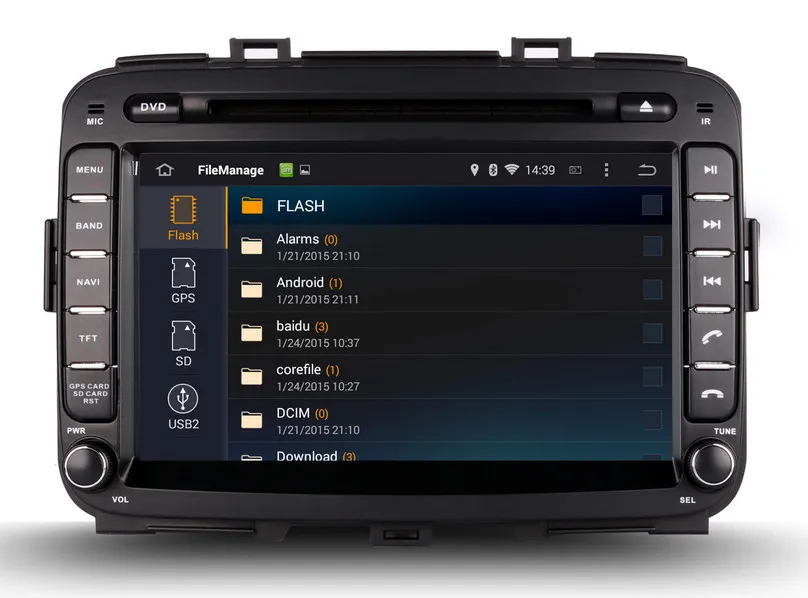Android 8.0 Car DVD Player GPS Navigation for Kia Carens 2013 2014 with Navigator Radio BT WIFI Video Stereo 8Core 4G+32G | Автомобили и