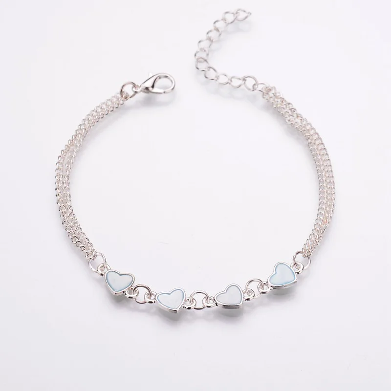 Рождественские плетеные браслеты для женщин bileklik erkek star heart charm bracseira feminina bracciali uomo