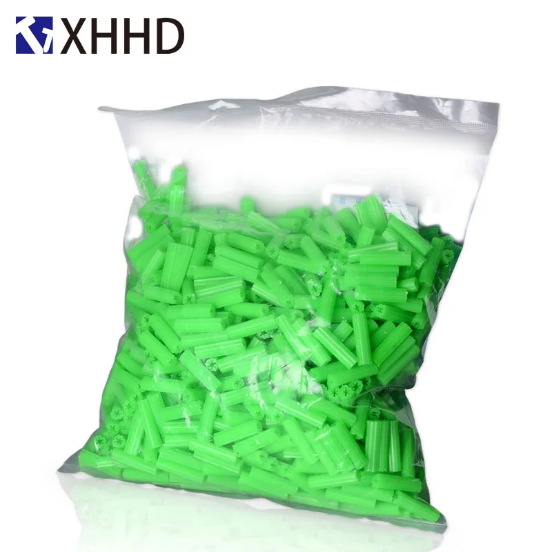 

M6 M8 Green Plastic Expansion Tube Plastic Pipe Nylon Bulge Anchor The Rubber Plug Drywall Screw