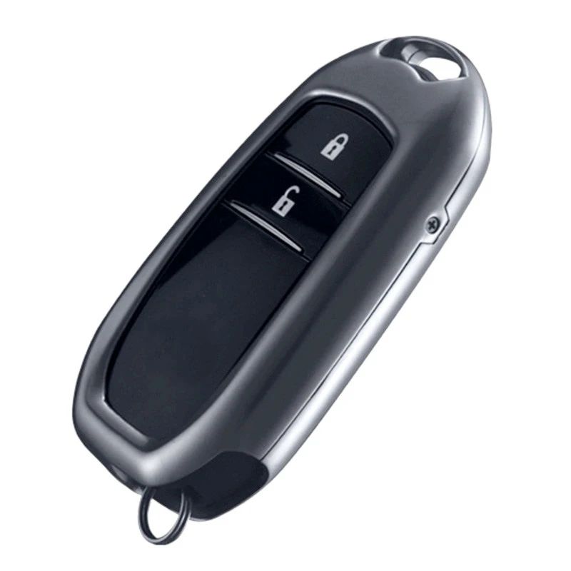 

2 Buttons Car Key Shell Cover Aluminum Alloy key Case Fit For 2013 2017 TOYOTA Highlander Crown Corolla Camry General Accessorie