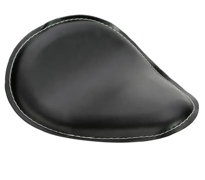 Black Leather Solo Seat for Harley Dyna Sportster 883 1200 XL Custom Bobber Chopper |