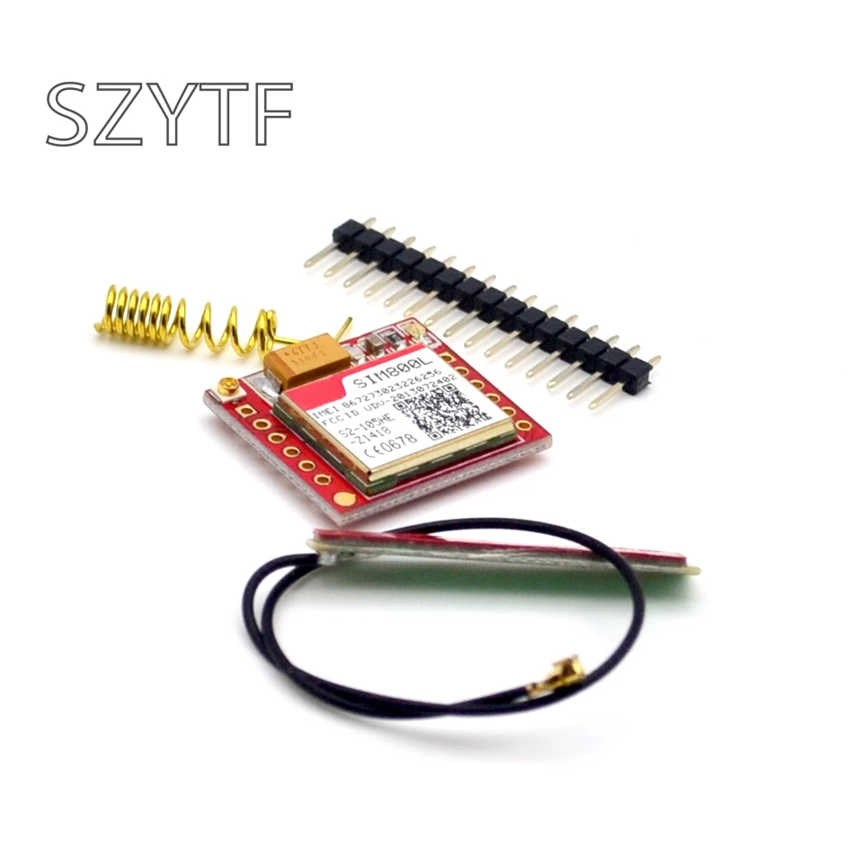 Маленький модуль SIM800L GPRS GSM карта MicroSIM Core BOard Quad band ttl последовательный порт с