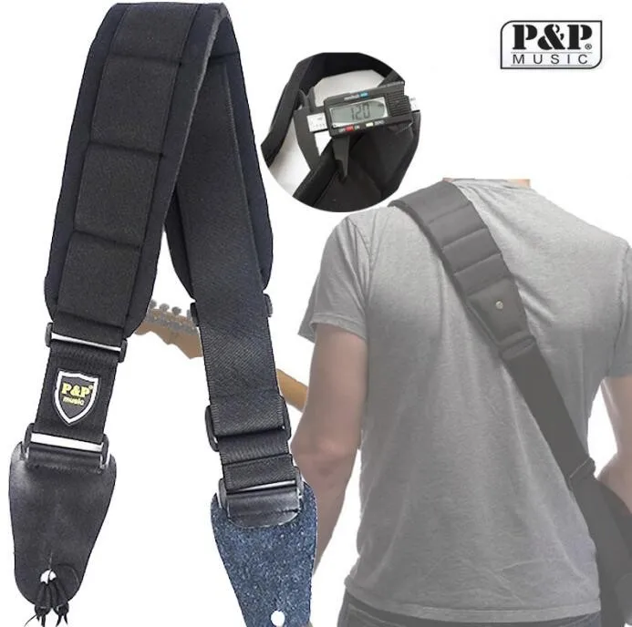 Новое поступление Пена Электрический регулируемый ремень для гитары 110 ~ 134 см