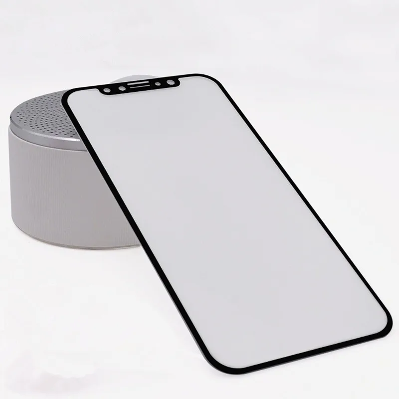 3D Черная передняя задняя защитная пленка из закаленного стекла для Apple iPhone X