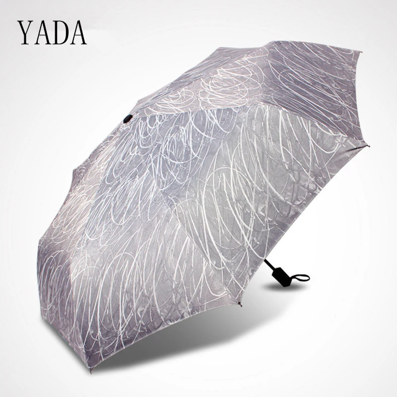 

YADA High Quality Fashion Graffiti Custom DIY Umbrella Rain Women Lattice Umbrella For Womens Windproof Folding Umbrellas YS029