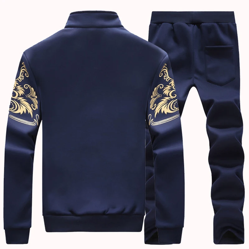 2017 Spring Autumn Men's Set Clothing Suits Male Sets Casual Sweatshirts Pants Men Jacket Shirt Sportswear 4XL | Мужская одежда
