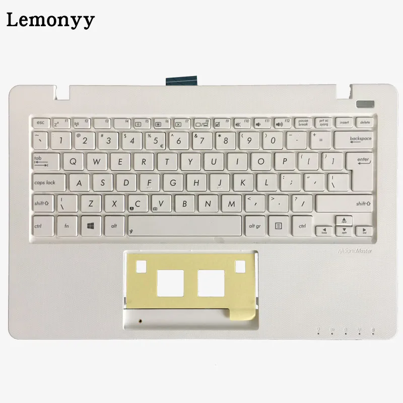 Белый Свяжитесь с нами для ASUS F200 F200CA F200LA F200MA X200 X200C X200CA X200L X200LA X200M X200MA R202CA R202LA Клавиатура ноутбука Упор для рук крышка - Цвет: Белый