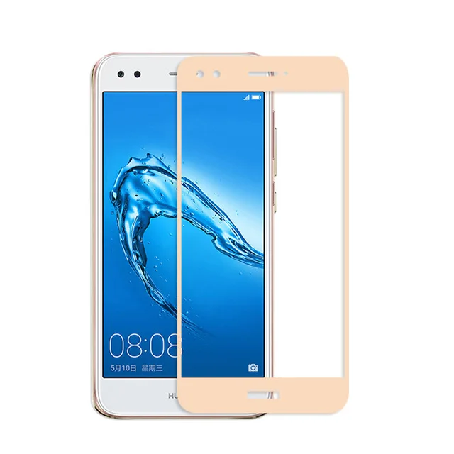 10 шт./лот 3D закаленное стекло для Huawei Y6 Pro 2017 полное покрытие 9H защитная пленка