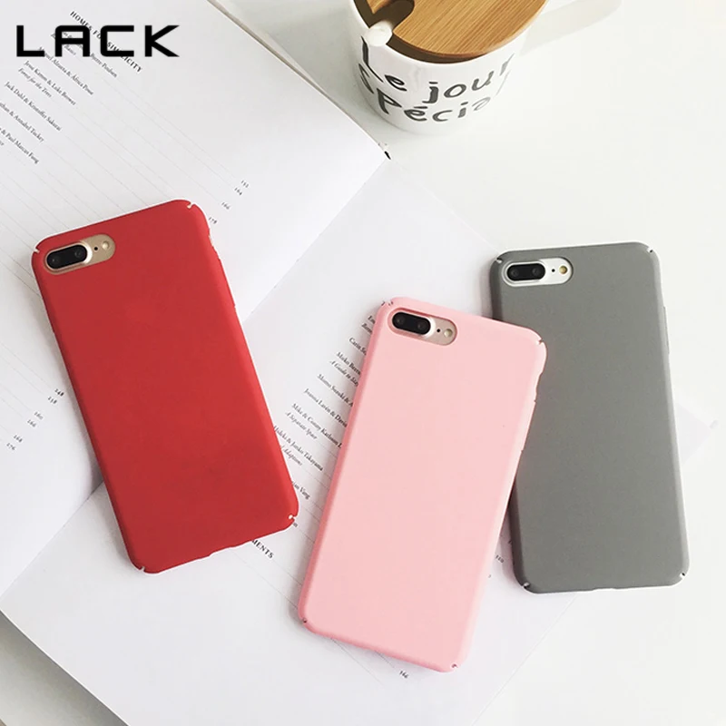 Чехол для iphone 7 6 s 8 Plus 5 5S роскошный ультра тонкий цветной матовый жесткий чехол |