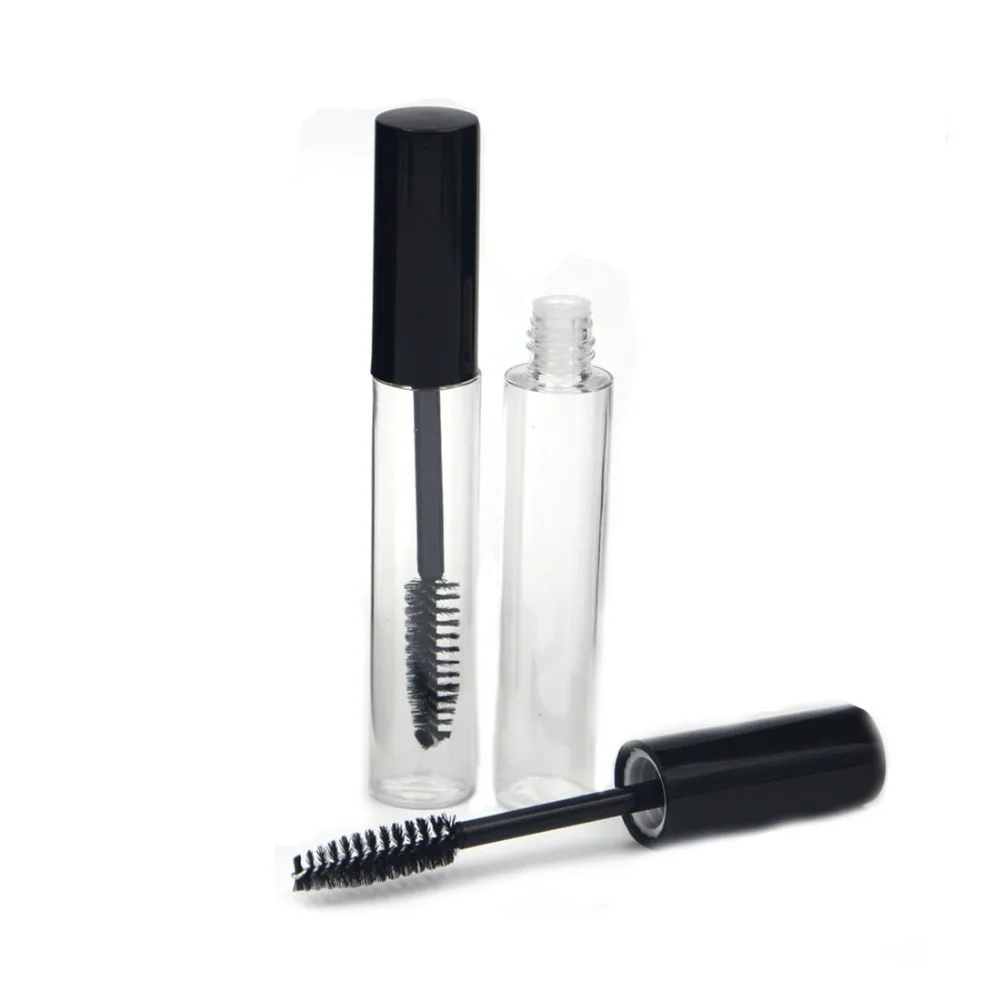 10ml Mascara Container Bottle, Cosmetic Empty Eyelashes Eyelash Black Cap