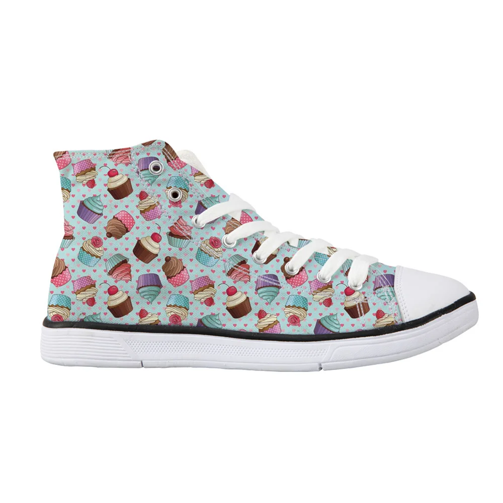 Женские классические кроссовки с высоким верхом Вулканизированная подошва