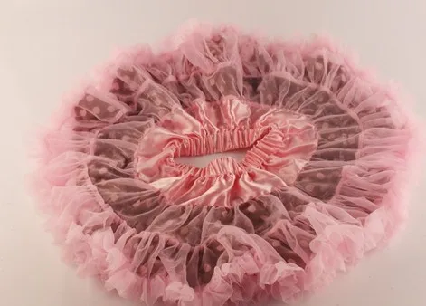 Новая популярная винтажная юбка-пачка для девочек коричневая Пышная