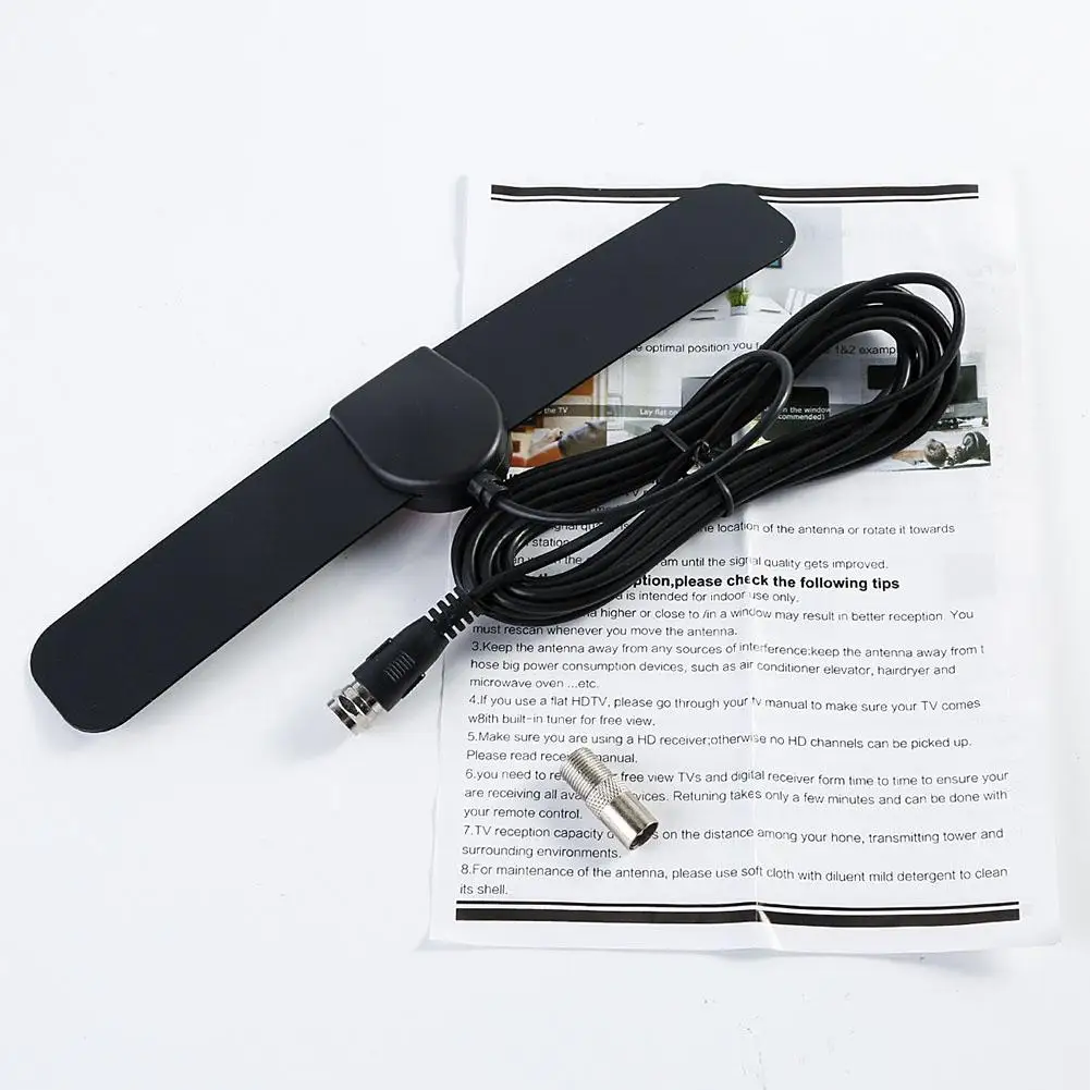 Новая 50 Miles HD tv внутренняя телевизионная антенна DVB-T2 ATSC 1080P цифровой усилитель с