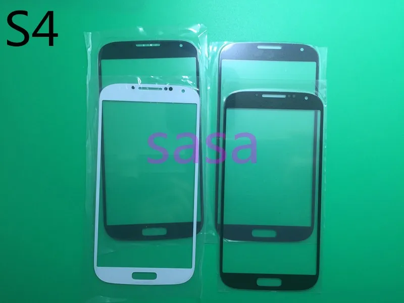 10 шт./лот Сменное переднее внешнее стекло для Samsung Galaxy S4 i9505 I9500 i9506 i337 M919 ЖК