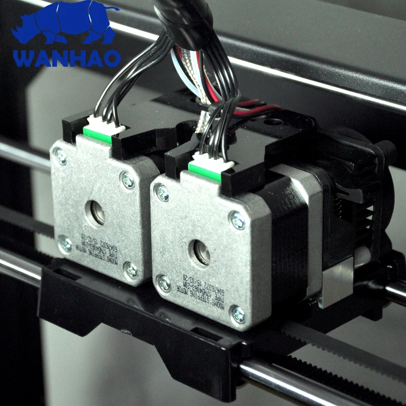 

2018 Newsest High quality and cheap wanhao D4S FDM DIY 3D Printer with Double Extruderand Steel frame