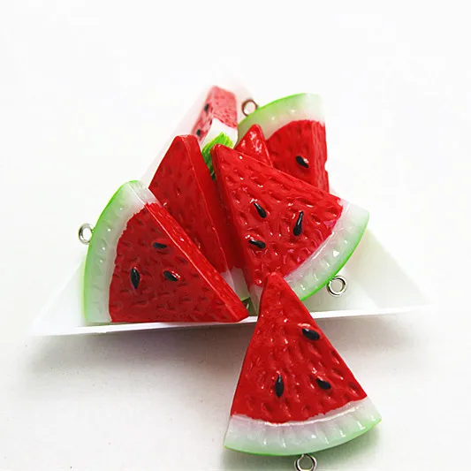 10 шт. Имитация Фрукты арбуз Конфета из смолы игрушек для самостоятельного