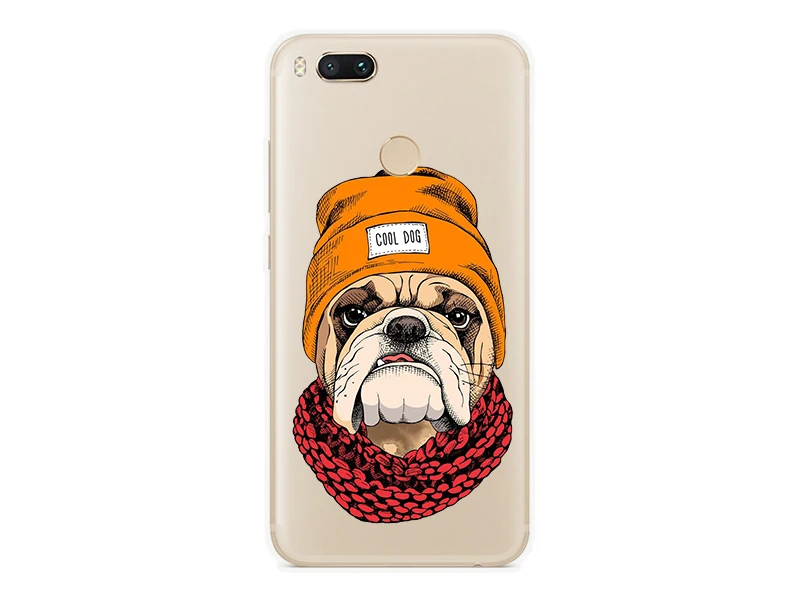 Силиконовый чехол для Xiaomi 5X Mi5X MiA1 5 'с принтом животных чехлы Xiomi x Mi5x A1 5x