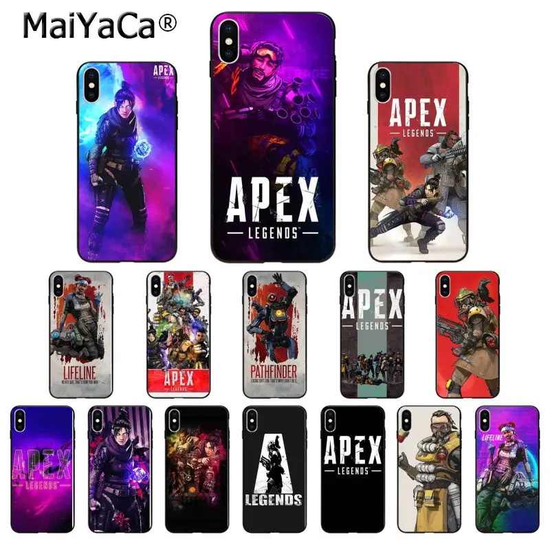 MaiYaCa Apex Legends TPU Soft Phone Accessories Case for Apple iPhone 8 7 6 6S Plus X XS MAX 5 5S SE XR Cover | Мобильные телефоны