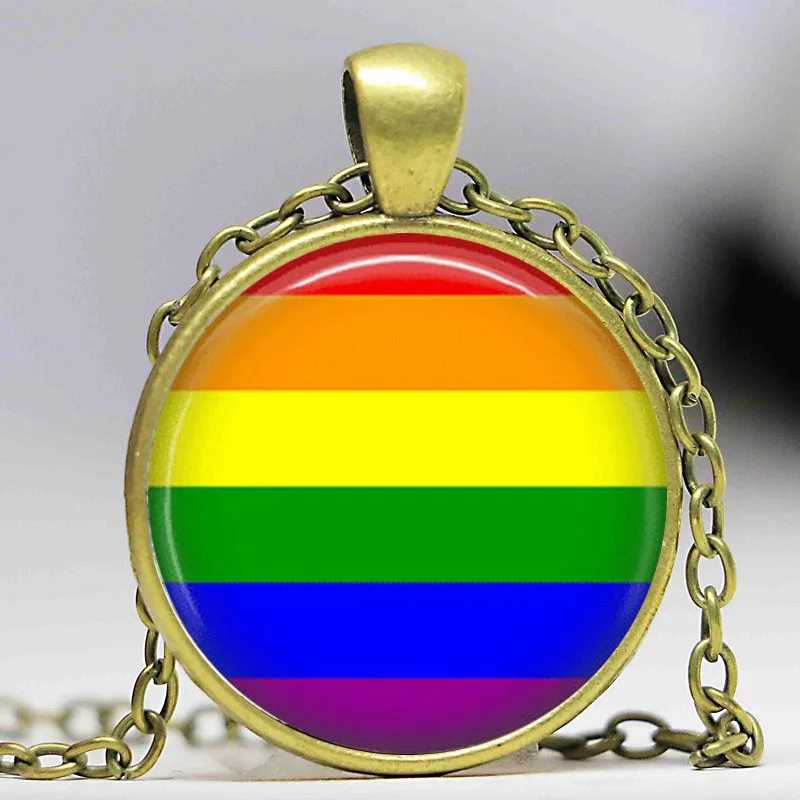 Стеклянный купол ожерелье гей ювелирные изделия bijoux (украшения своими руками)