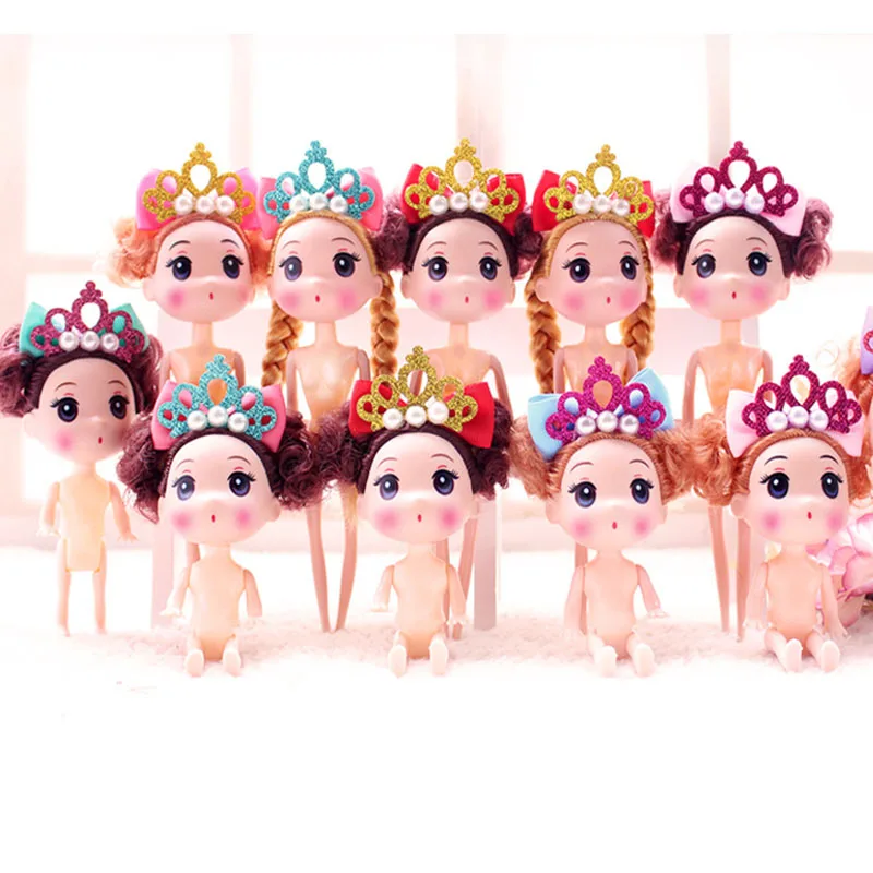 12CM 3PCS 3 PCS С Днем Рождения Торт Топпер маленький мини торт украшение сцены украшения Diy Барби смущенный кукла, игрушка - Цвет: 12CM 3PCS
