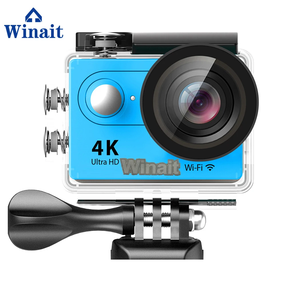 Winait Mini Sports DV 170D объектив рыбий глаз utлsr HD 4k камера со встроенным WIFI 30 М Подводная