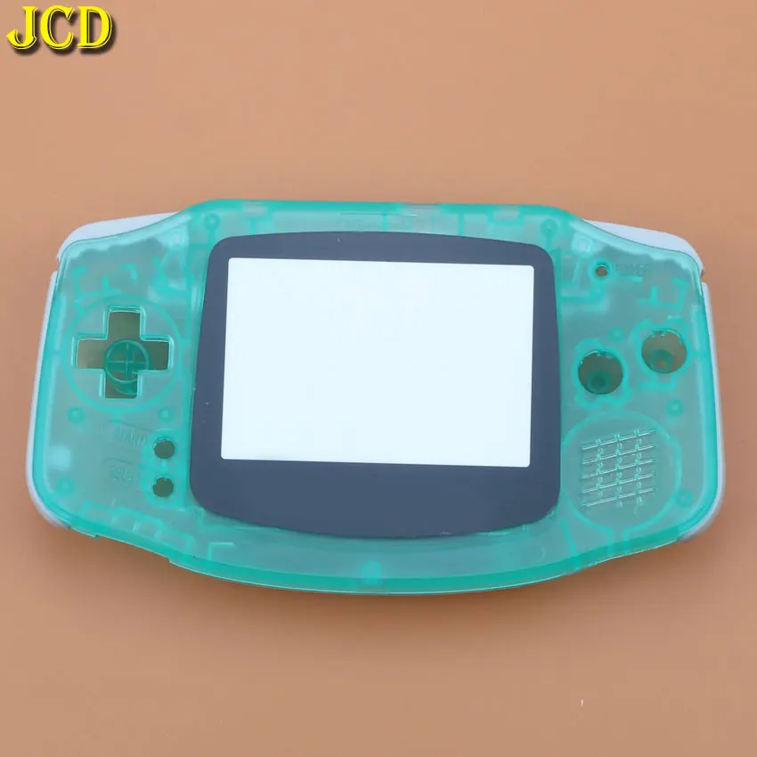 JCD 1 шт. светящийся Полный Корпус в сборе для игровая приставка GBA оболочка чехол+ Защитная пленка для экрана+ Этикетка-наклейка для Gameboy Advance - Цвет: E