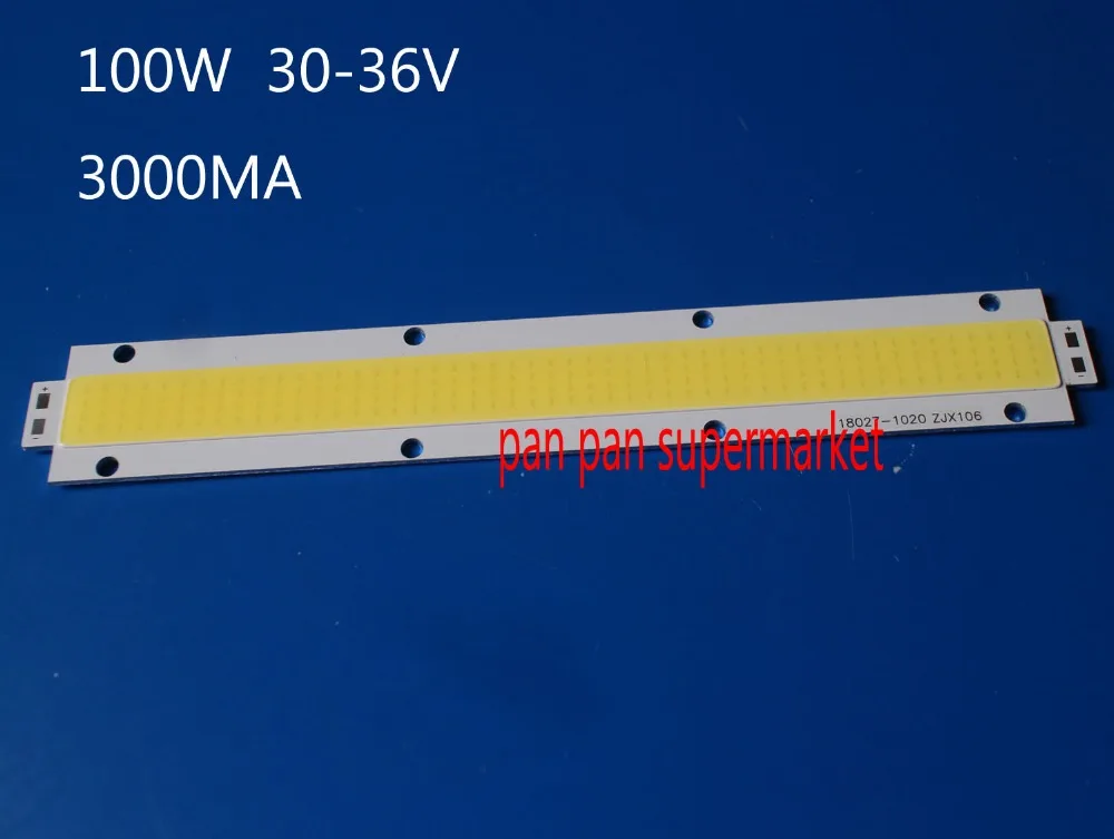 RUIOZHI LED 100W COB White Warm white light source lamp chip DIY 180x27mm 30-33V 10pcs | Лампы и освещение