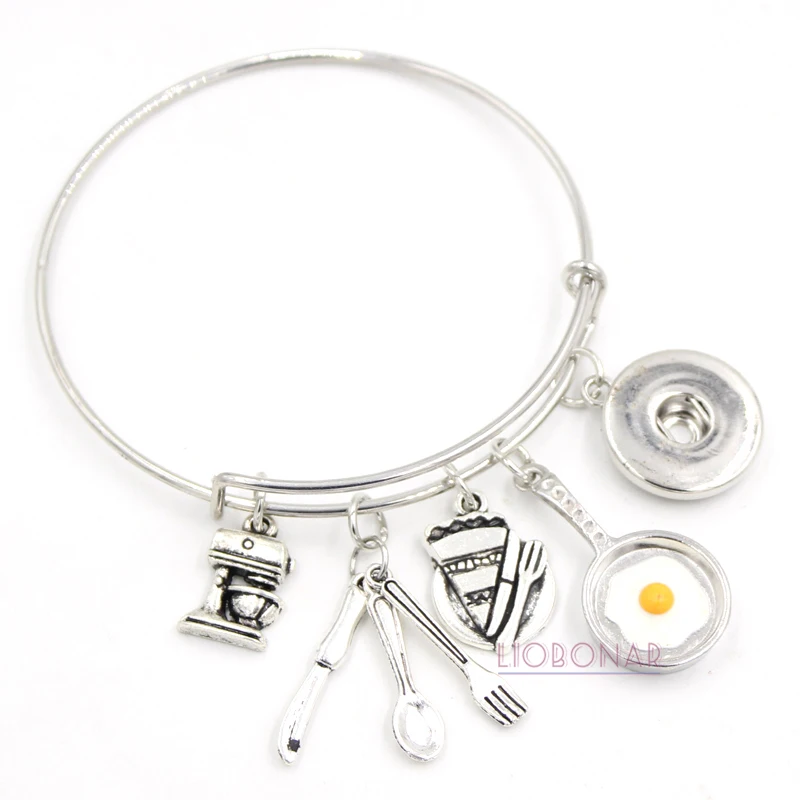 10 шт. оптовая продажа оснастка для ювелирных изделий|bracelets for|button braceletsnap button bracelet |