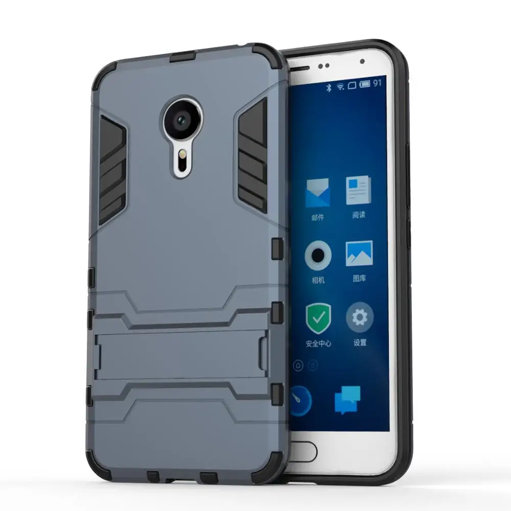 Для Meizu MX5 Случае M575M M575U Тонкий Противоударный Чехол Телефона робот Броня