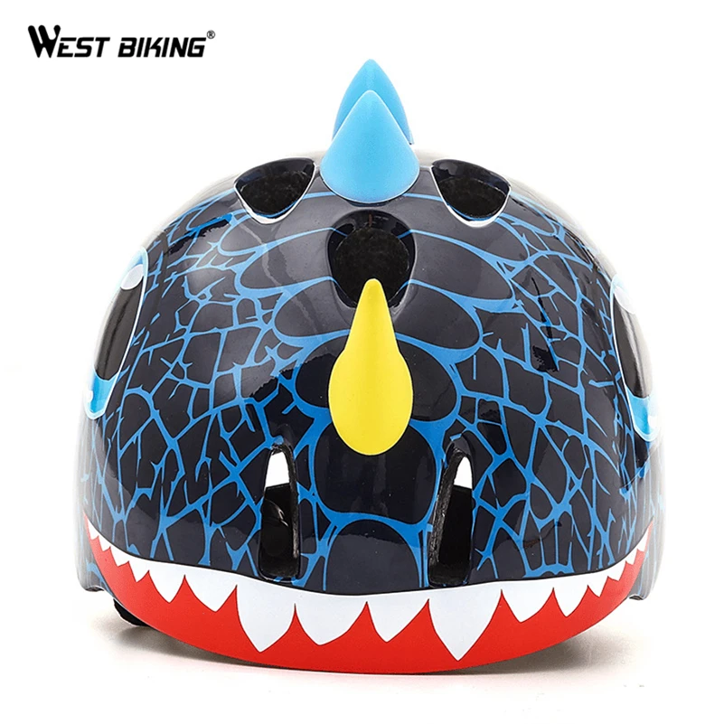 WEST BIKING детский мультяшный защитный шлем для велосипеда скейт Регулируемый