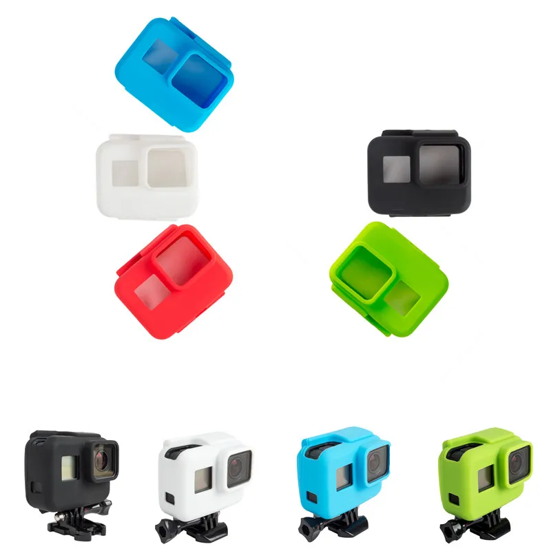 Новинка 2017 аксессуары для камеры силиконовый чехол крепление Gopro Hero 5 hero 6|for gopro