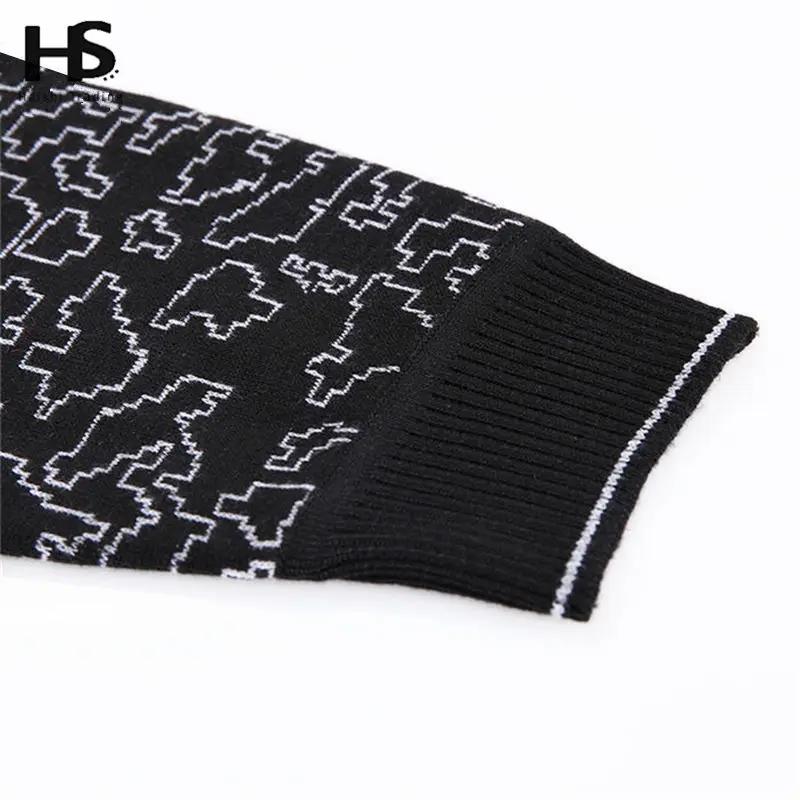 Мода Ложные Два Шерстяной Свитер Мужской Одежды Мужские Свитера С Длинным