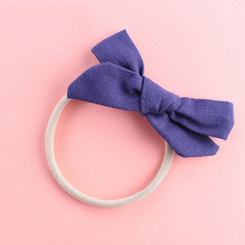 

Sale 1PC Girls Headband Bows Head rope Elastic Bowknot Hairband for Kids Hair Accessories