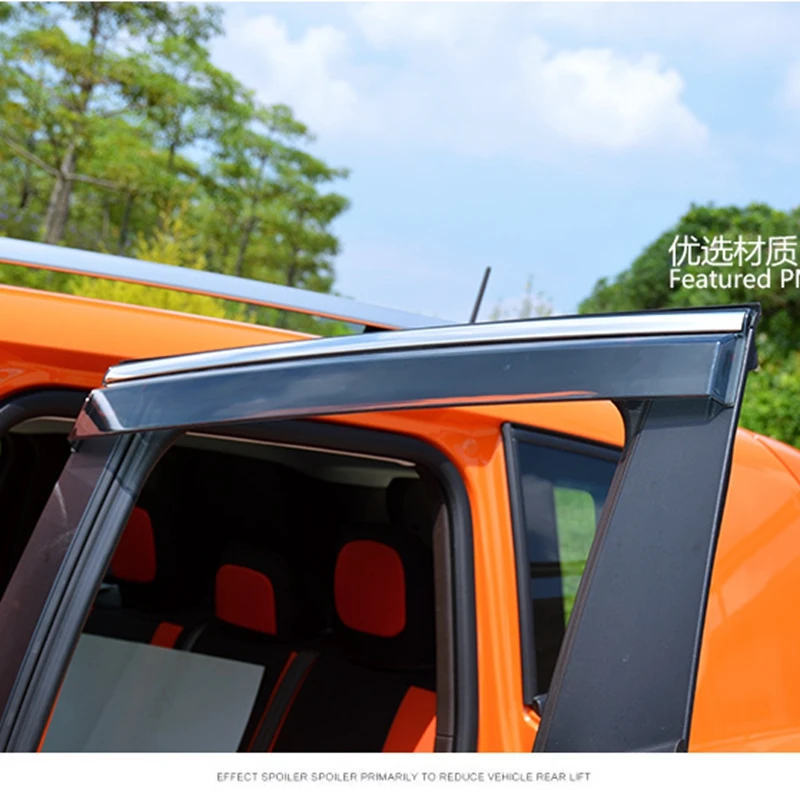 Автомобильные аксессуары для Jeep Renegade 2014 2015 2016 козырек окон защитный от дождя и