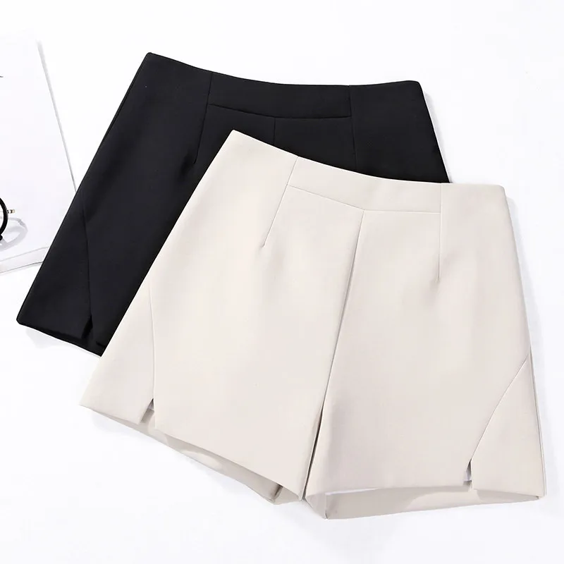

Short Pants Women Summer Elegant Office Lady High Waist Casual Suit Shorts New Arrival FashionTrend Wide Leg Shorts DS50606