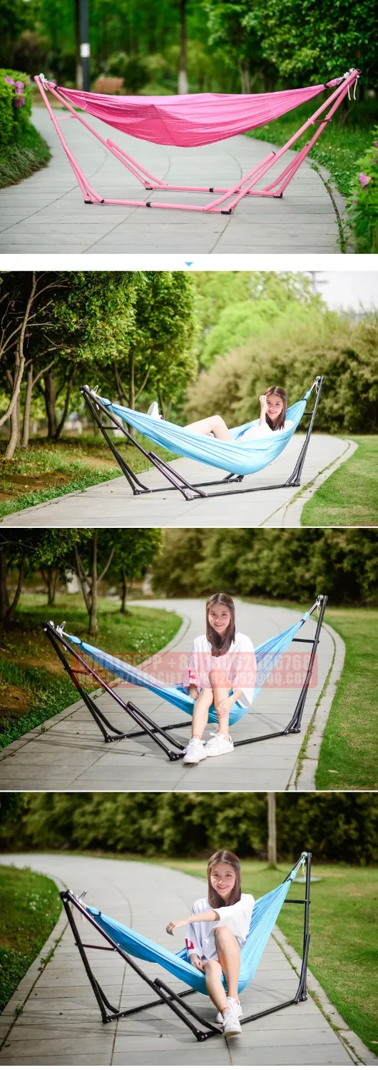 Портативный Многофункциональный Складной садовый гамак подставка из ткани для