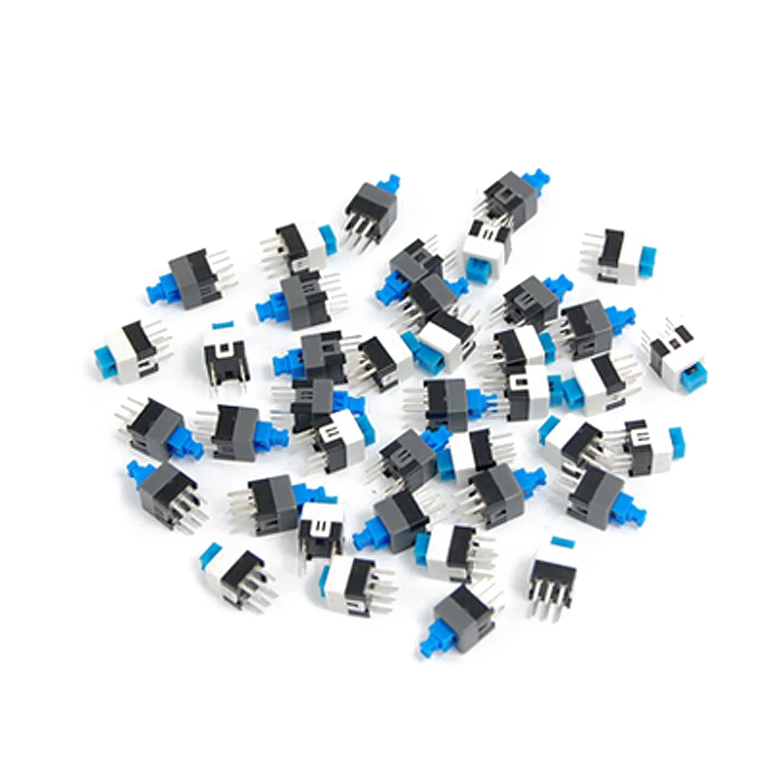 40 Pcs 7 x 7mm PCB Tact Tactile Push Button Switch Self Lock 6 Pin DIP | Обустройство дома
