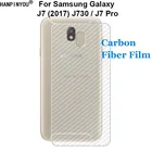 Для Samsung Galaxy J7 (2017) J730J7 Pro 3D Защитная пленка для задней панели из углеродного волокна с защитой от отпечатков пальцев (не закаленное стекло)