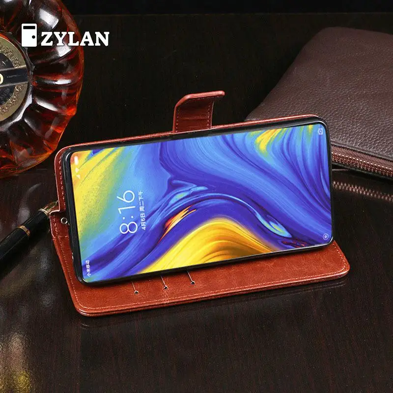ZYLAN для Xiaomi Mi Mix 3 чехол Флип кожаный кошелек Coque Mix3 глобальной версии Fundas &