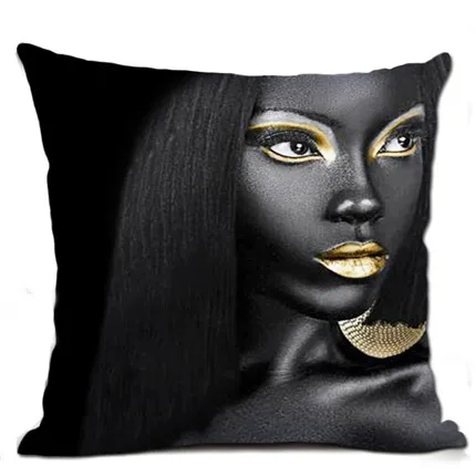 05 Постельные принадлежности выход Африка Сексуальная Подушка с изображением женщины Чехол черный напечатанный Наволочка декоративная наволочка с изображением автомобиля мягкая - Цвет: 05